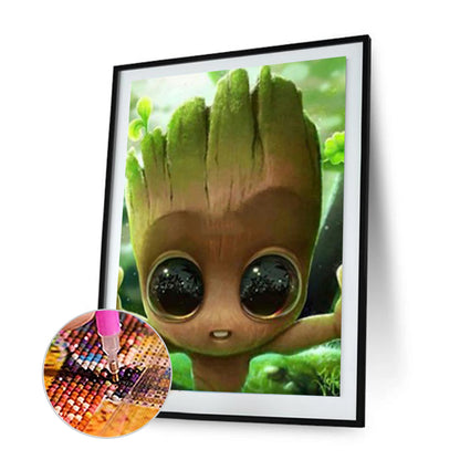 Wooden Child - Full Round Drill Diamond Painting 30*40CM