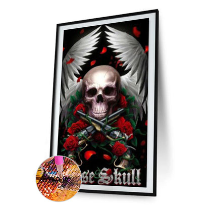 Skull - Full Round Drill Diamond Painting 30*50CM