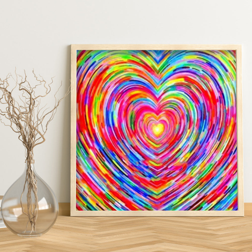 Colorful Love - Full Round Drill Diamond Painting 30*30CM