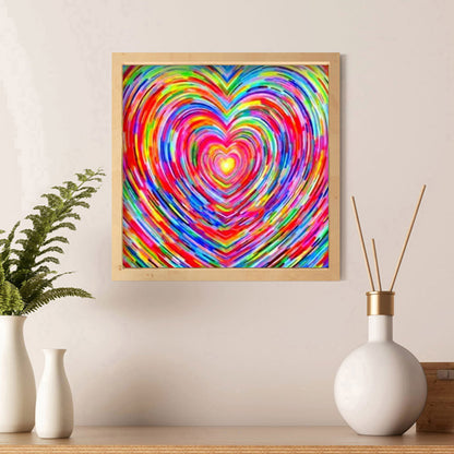 Colorful Love - Full Round Drill Diamond Painting 30*30CM