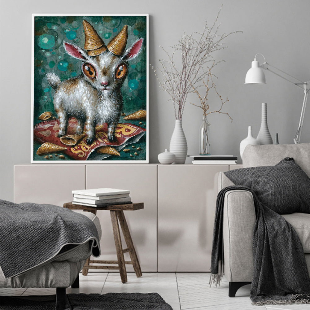 Sheep - Full Round Drill Diamond Painting 40*50CM