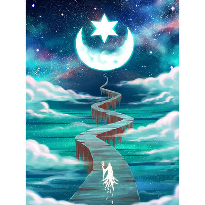 Road - Full Round Drill Diamond Painting 30*40CM