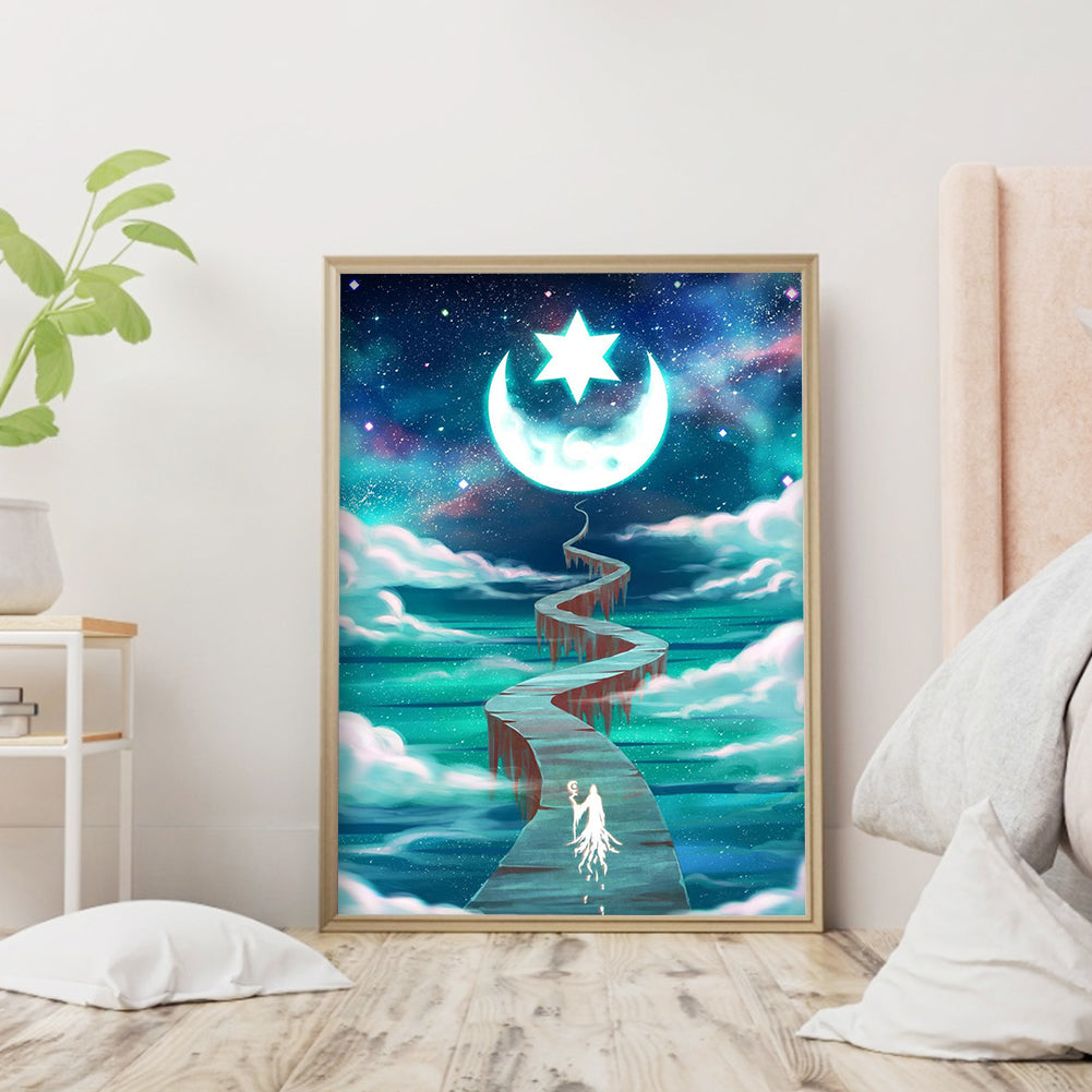 Road - Full Round Drill Diamond Painting 30*40CM