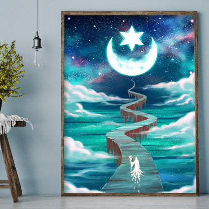 Road - Full Round Drill Diamond Painting 30*40CM