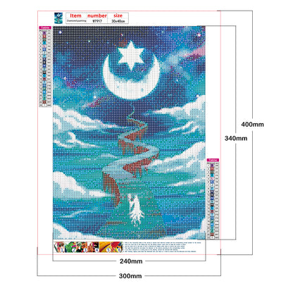 Road - Full Round Drill Diamond Painting 30*40CM