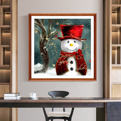 Snowman - Full Square Drill Diamond Painting 30*30CM