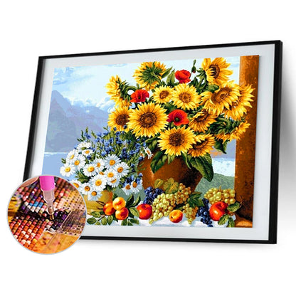 Garden Scenery - Full Round Drill Diamond Painting 40*30CM