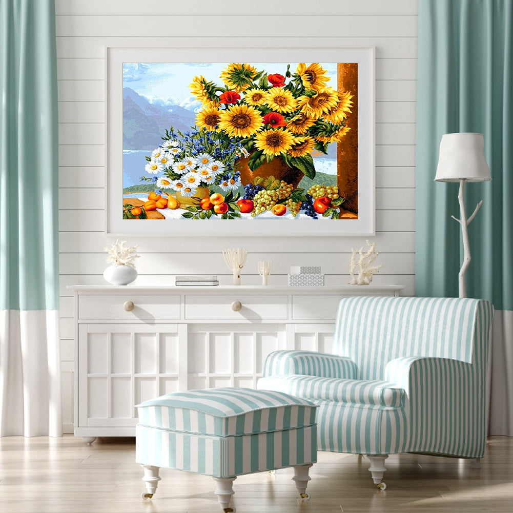 Garden Scenery - Full Round Drill Diamond Painting 40*30CM