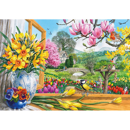 Garden Scenery - Full Round Drill Diamond Painting 40*30CM