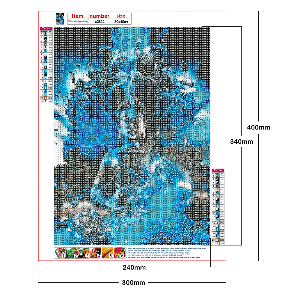 Buddha - Full Round Drill Diamond Painting 30*40CM