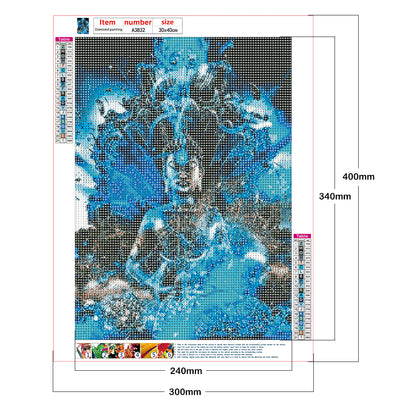 Buddha - Full Round Drill Diamond Painting 30*40CM