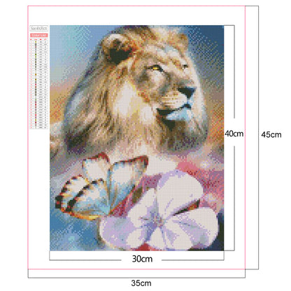 Tiger Flower - Full Square Drill Diamond Painting 30*40CM