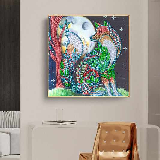 Wolf - Special Shaped Drill Diamond Painting 30*30CM