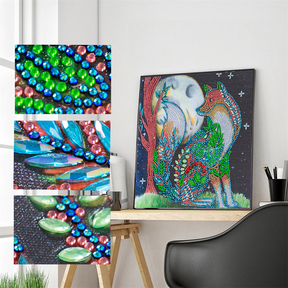 Wolf - Special Shaped Drill Diamond Painting 30*30CM