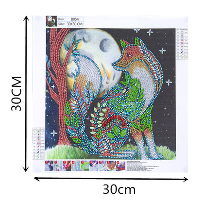 Wolf - Special Shaped Drill Diamond Painting 30*30CM