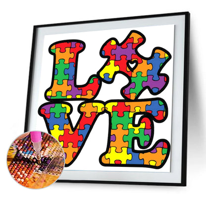 Love Letters - Full Round Drill Diamond Painting 30*30CM