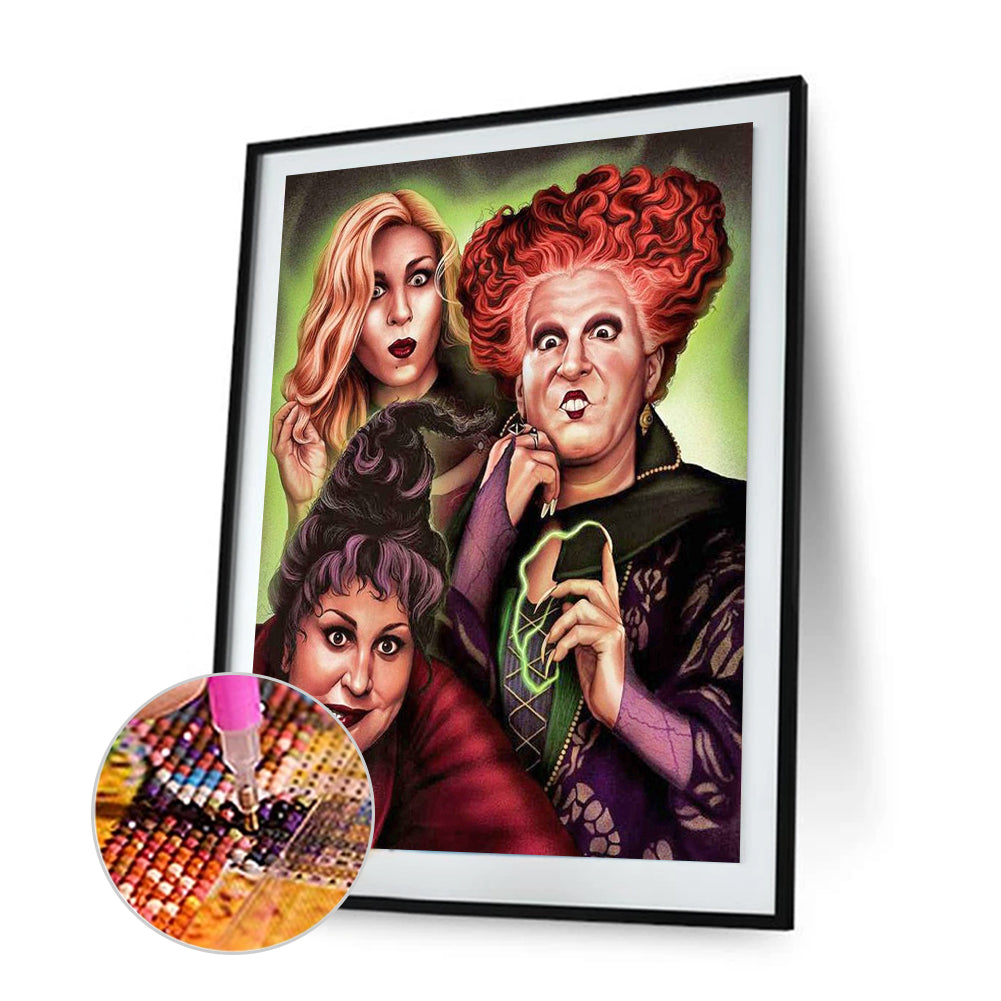 Crazy Witch - Full Round Drill Diamond Painting 40*50CM