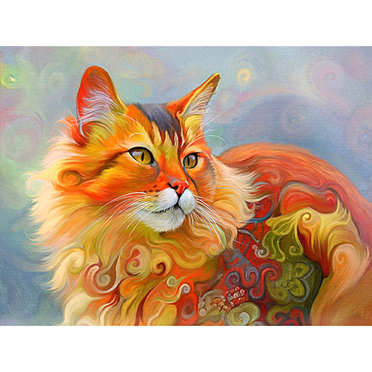 Lucky Cat - Full Round Drill Diamond Painting 40*30CM