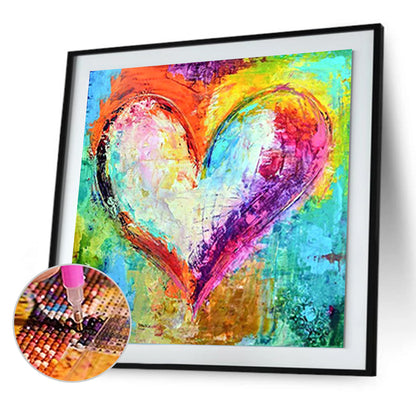 Love - Full Round Drill Diamond Painting 30*30CM