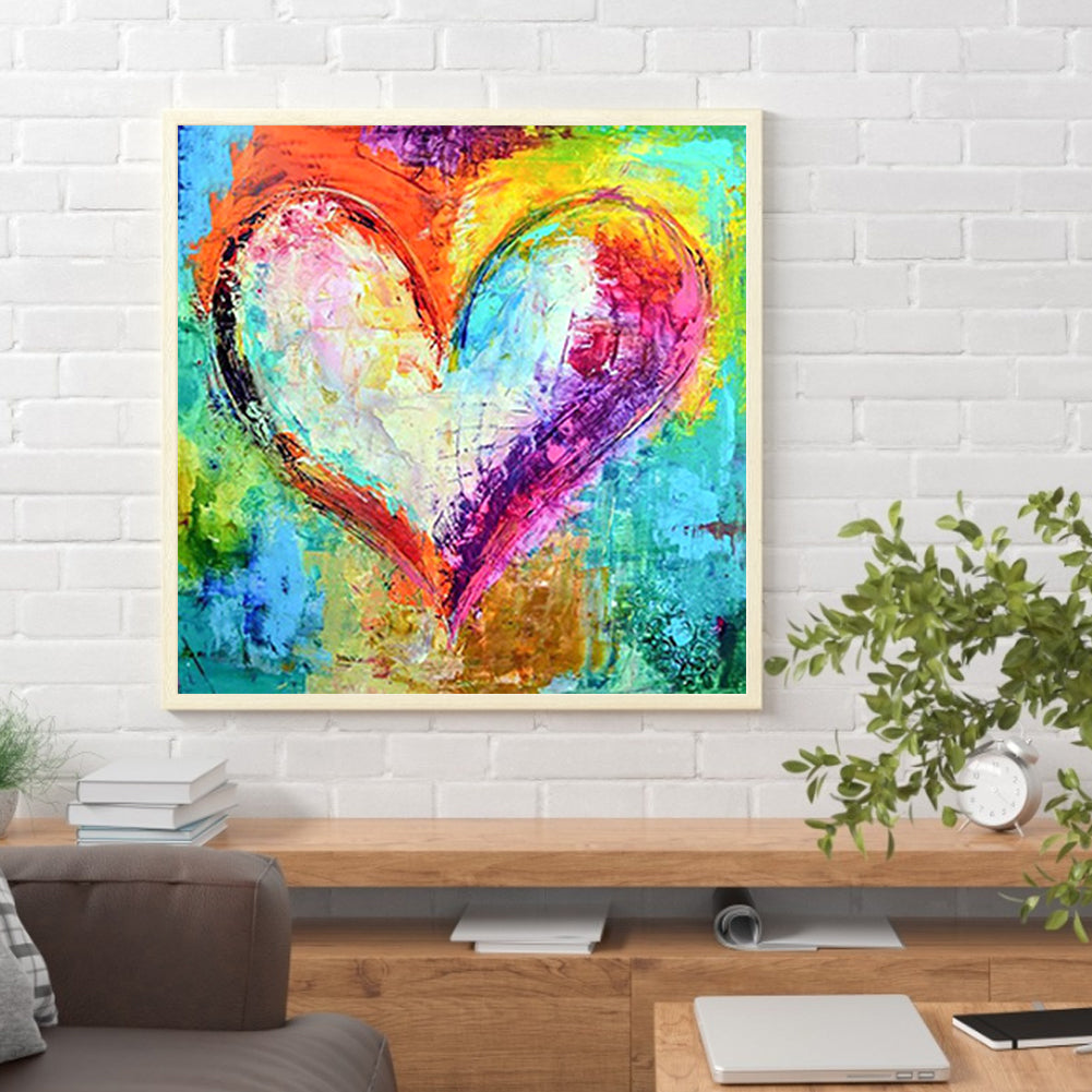 Love - Full Round Drill Diamond Painting 30*30CM