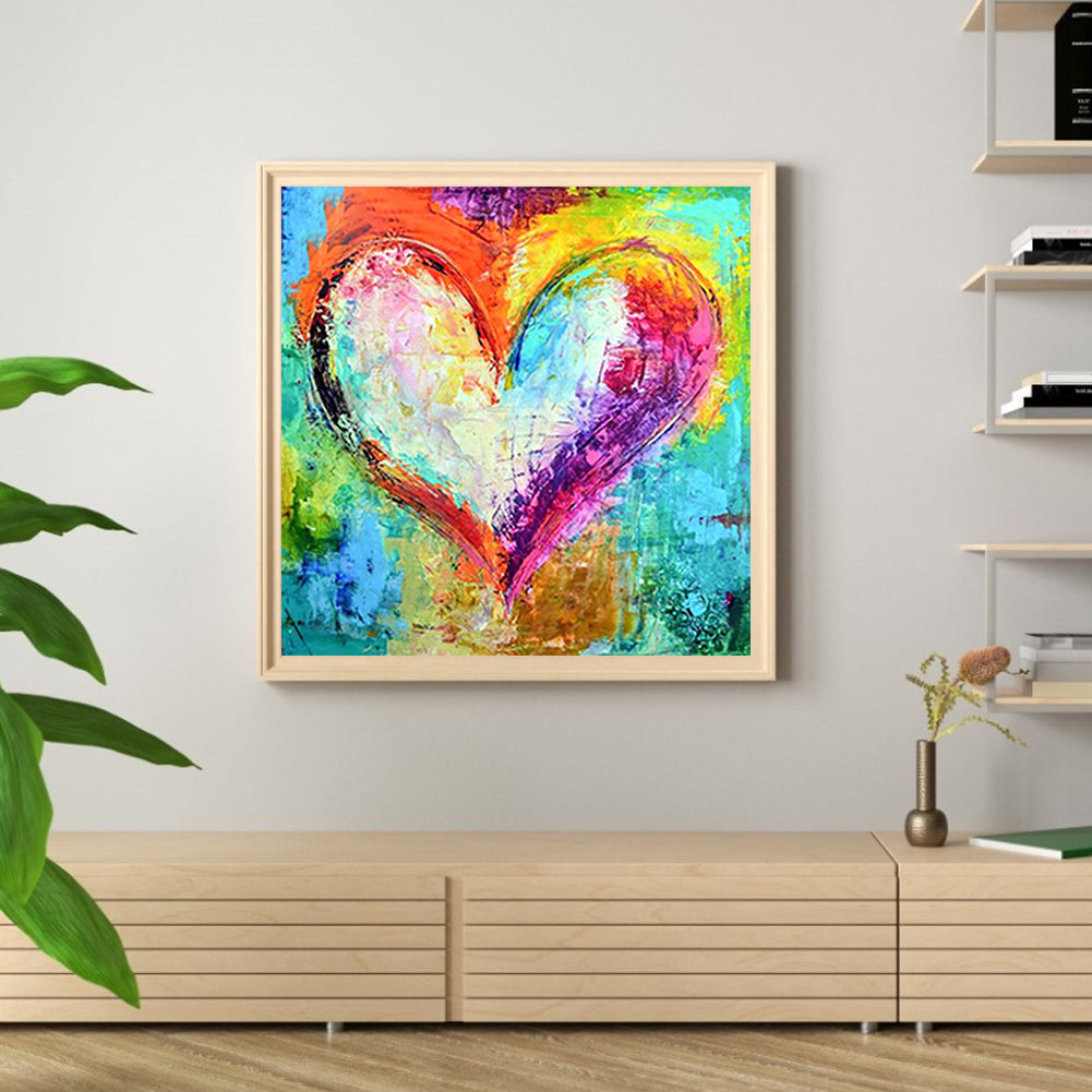Love - Full Round Drill Diamond Painting 30*30CM
