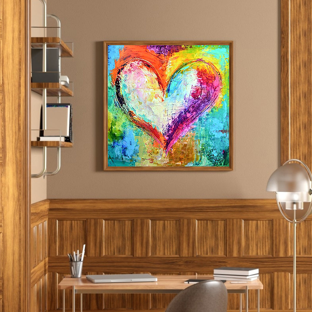 Love - Full Round Drill Diamond Painting 30*30CM