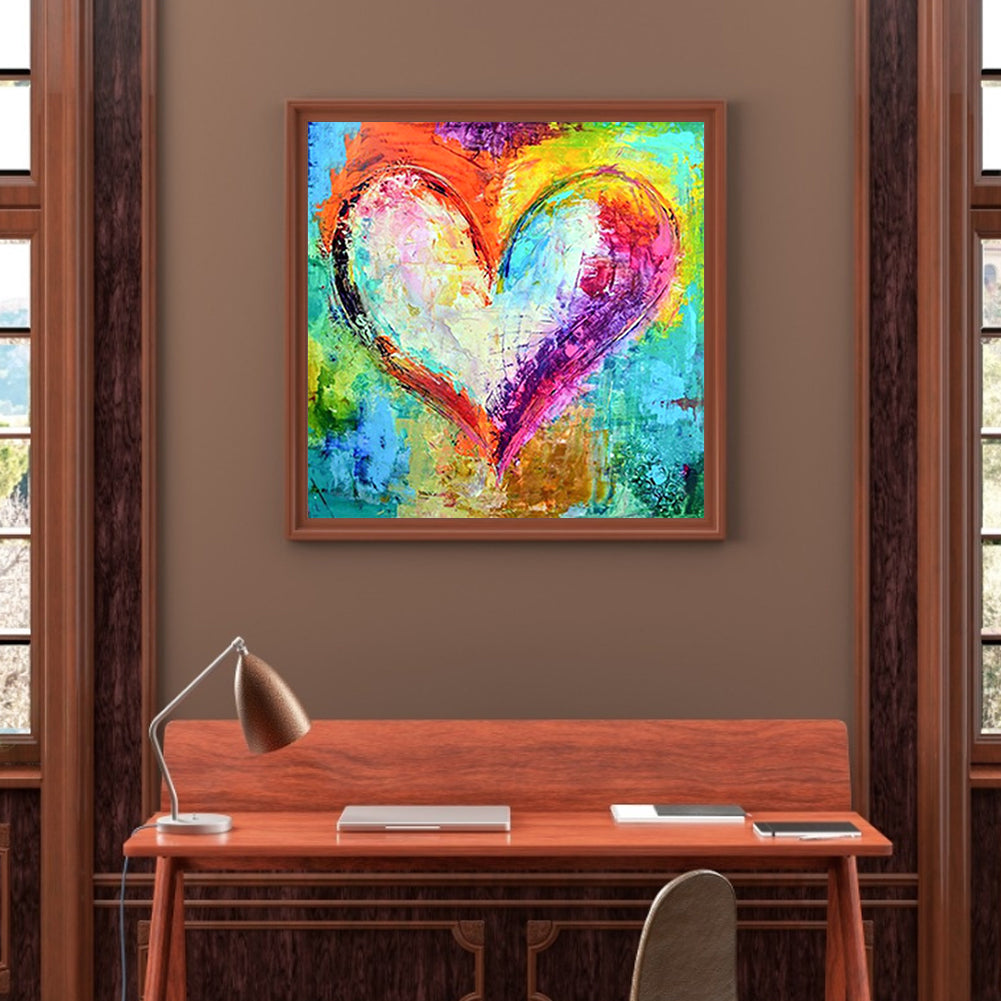 Love - Full Round Drill Diamond Painting 30*30CM