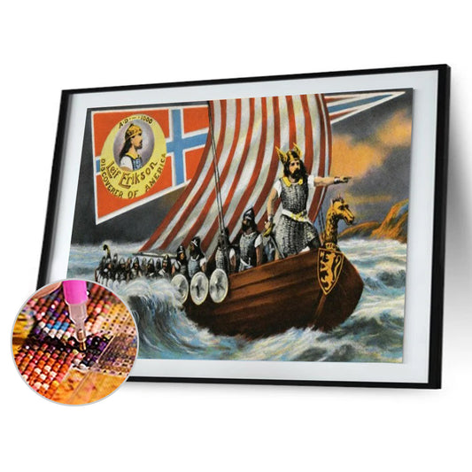 Maritime Voyage - Full Round Drill Diamond Painting 40*30CM