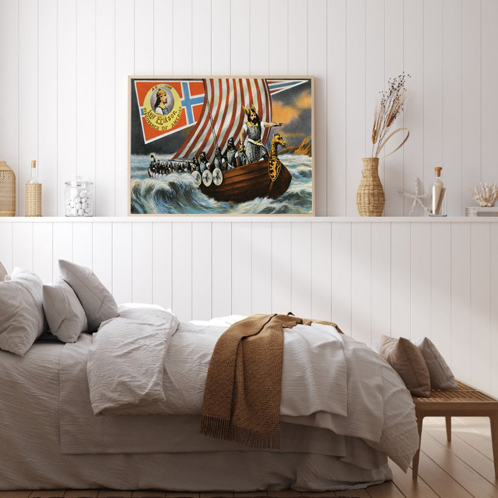 Maritime Voyage - Full Round Drill Diamond Painting 40*30CM