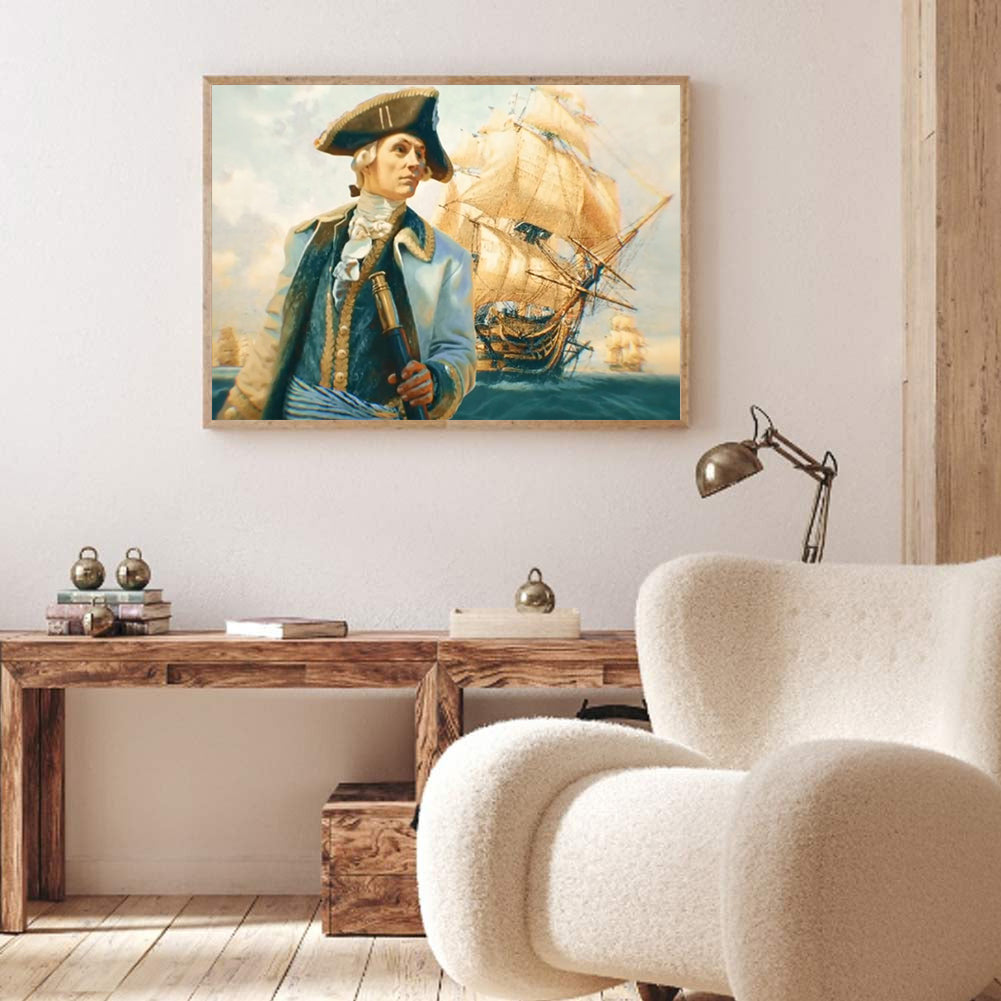 Maritime Voyage - Full Round Drill Diamond Painting 40*30CM