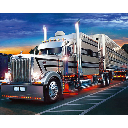 Big Truck - Full Round Drill Diamond Painting 50*40CM