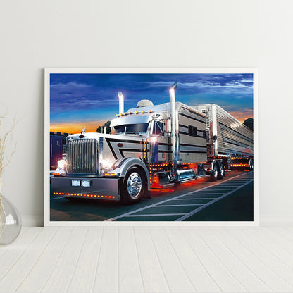 Big Truck - Full Round Drill Diamond Painting 50*40CM