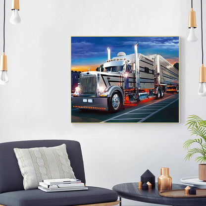 Big Truck - Full Round Drill Diamond Painting 50*40CM