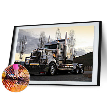 Truck Poster - Full Round Drill Diamond Painting 60*40CM