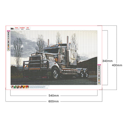 Truck Poster - Full Round Drill Diamond Painting 60*40CM