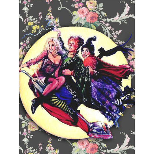 Crazy Witches - Full Round Drill Diamond Painting 30*40CM