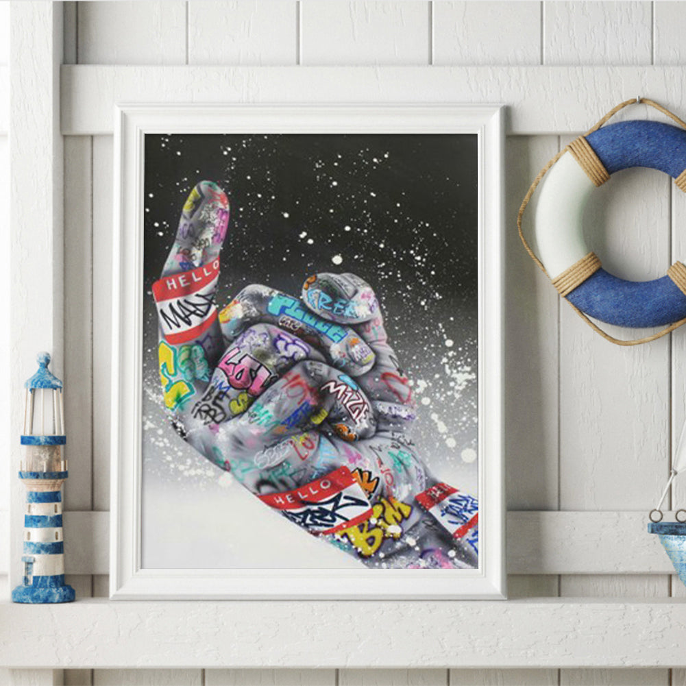 Graffiti - Full Round Drill Diamond Painting 30*40CM