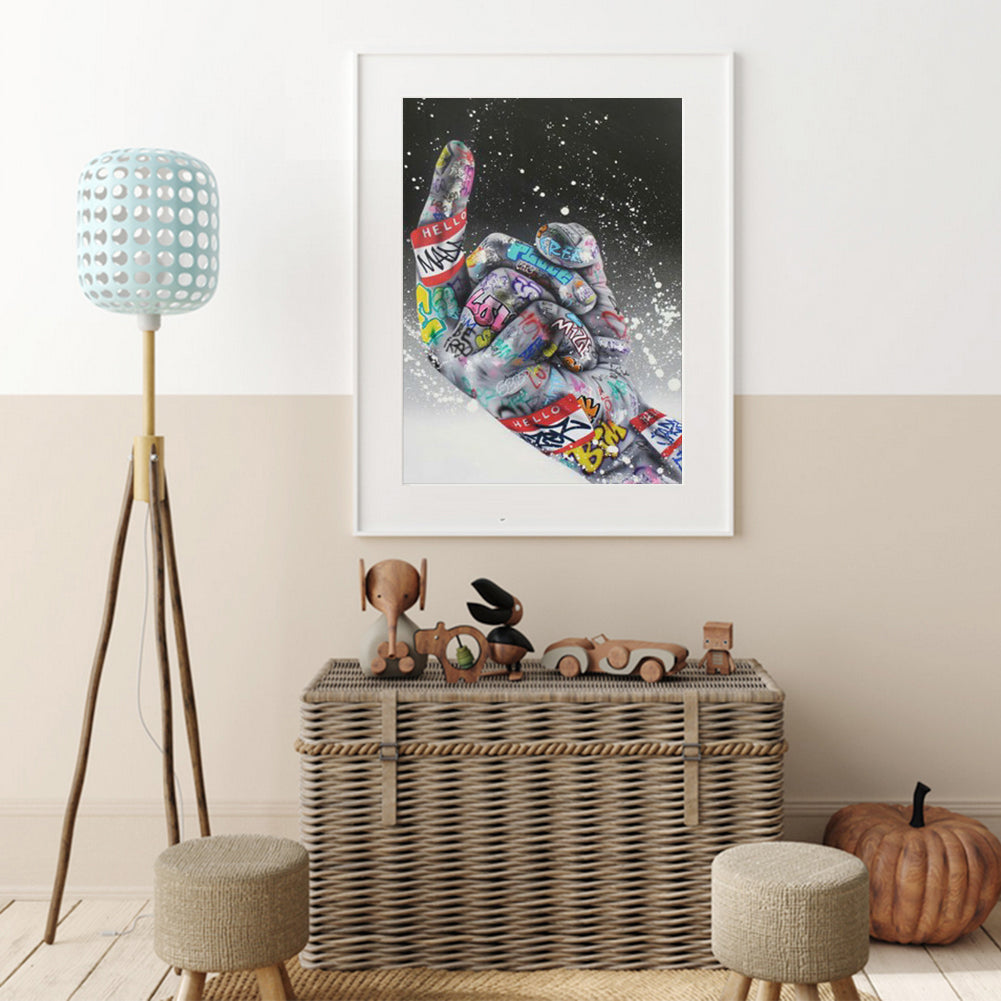 Graffiti - Full Round Drill Diamond Painting 30*40CM