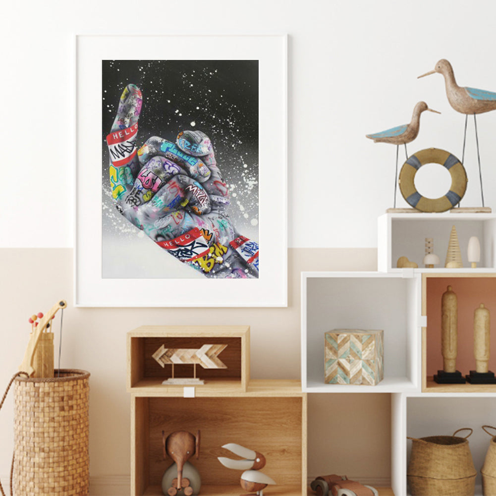 Graffiti - Full Round Drill Diamond Painting 30*40CM