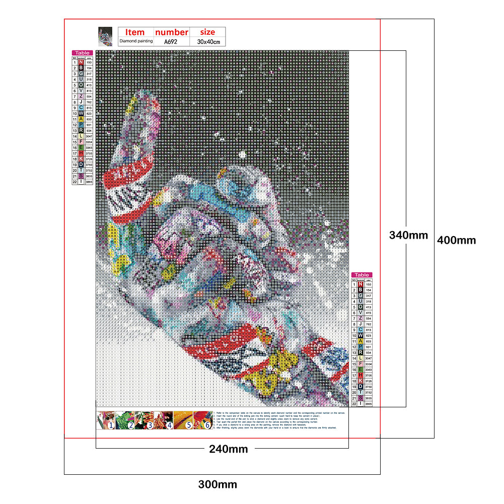 Graffiti - Full Round Drill Diamond Painting 30*40CM