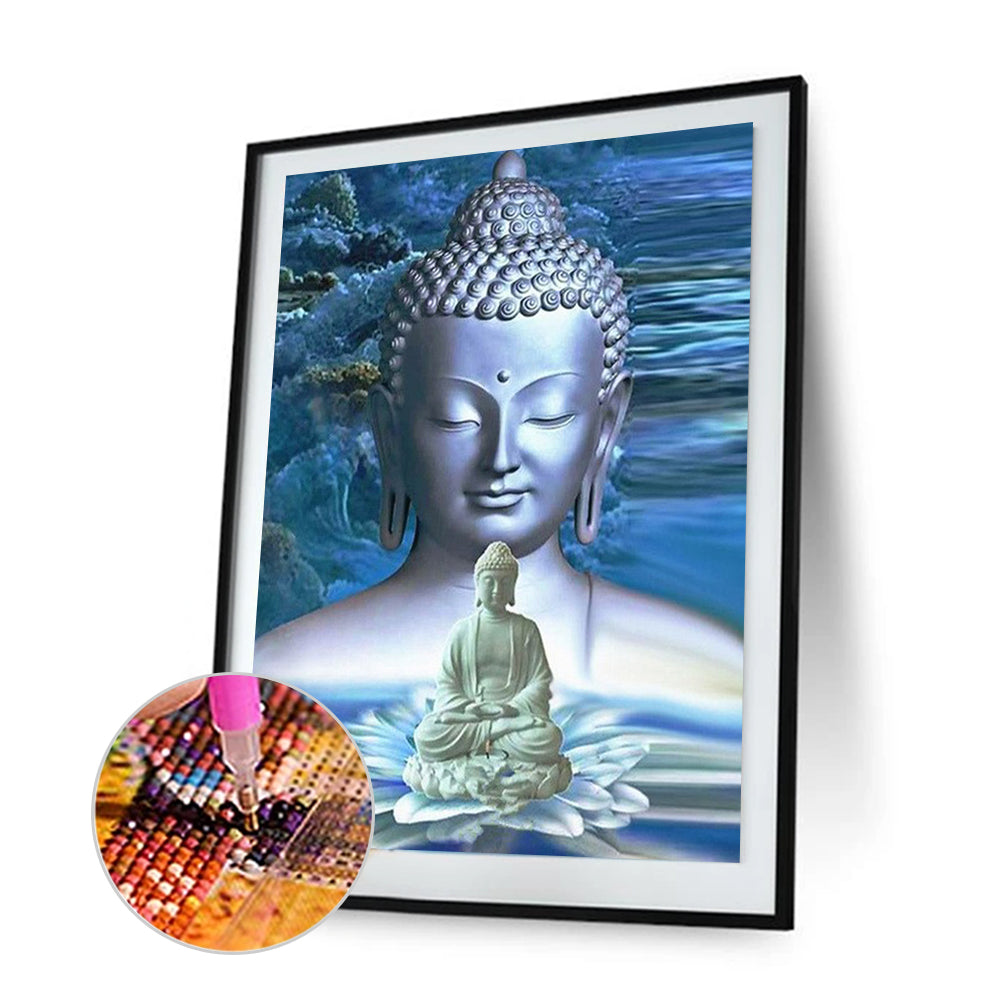 Buddha Statue - Full Round Drill Diamond Painting 30*40CM