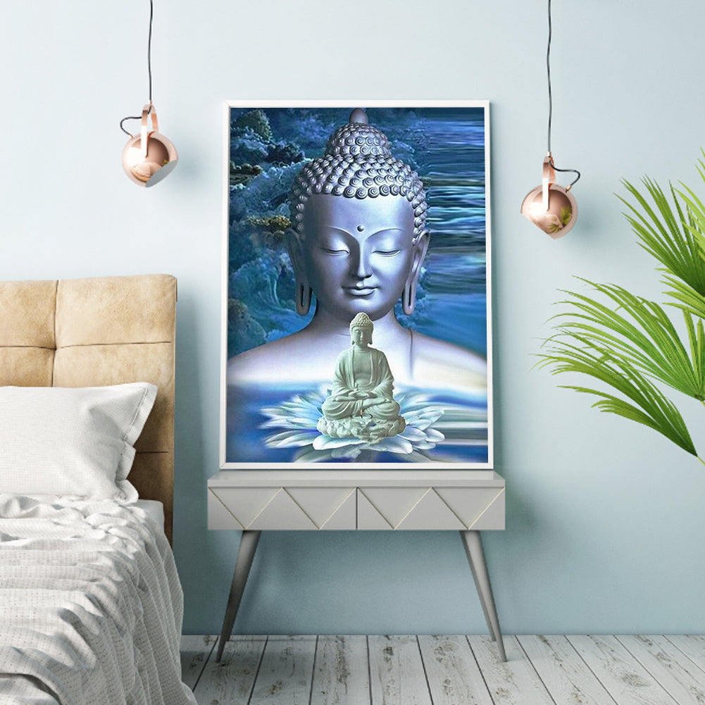 Buddha Statue - Full Round Drill Diamond Painting 30*40CM