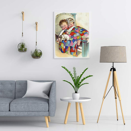 Sleeping Baby - Full Round Drill Diamond Painting 30*40CM