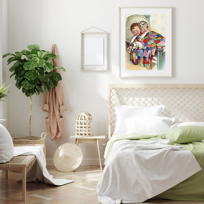 Sleeping Baby - Full Round Drill Diamond Painting 30*40CM