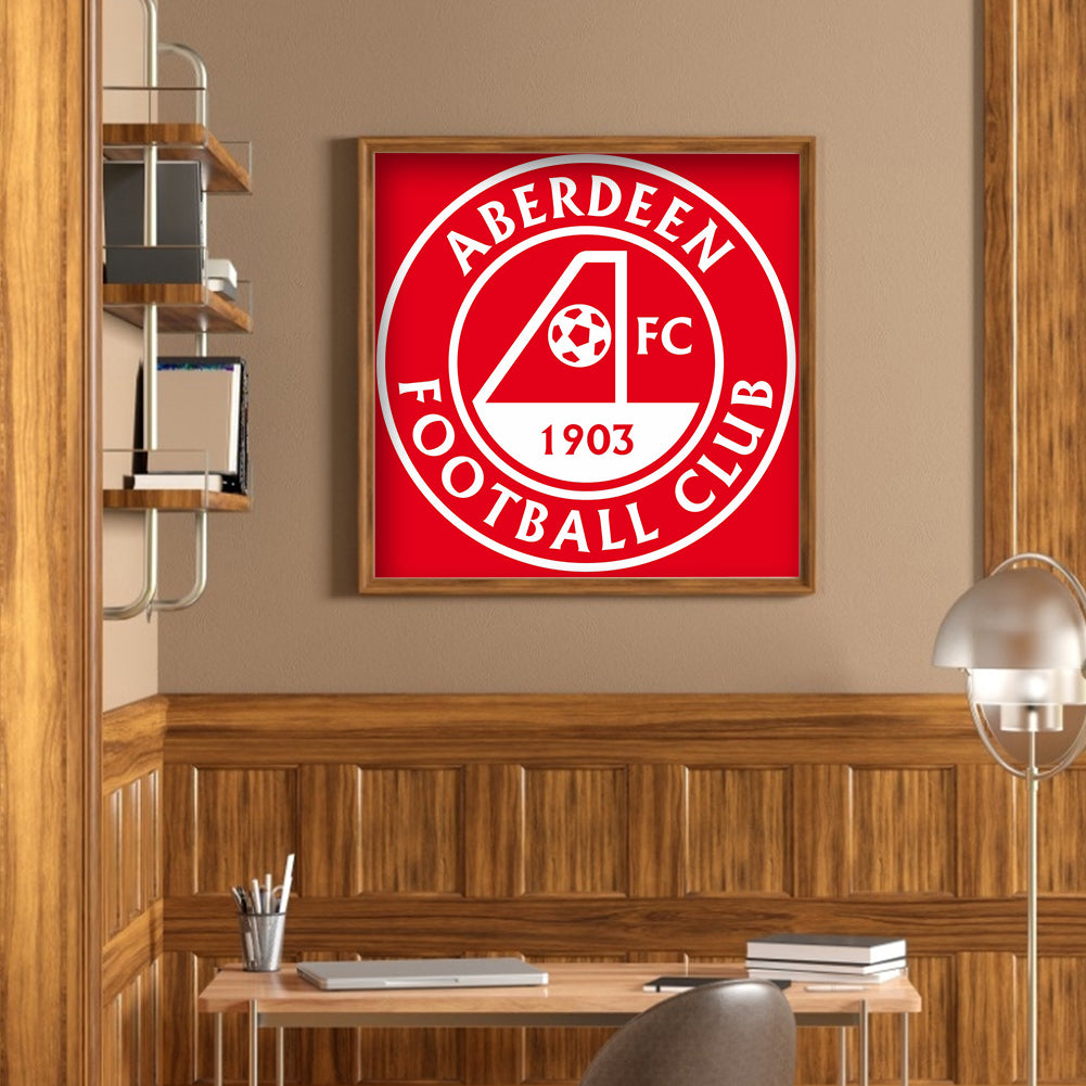 Football Badge - Full Round Drill Diamond Painting 30*30CM