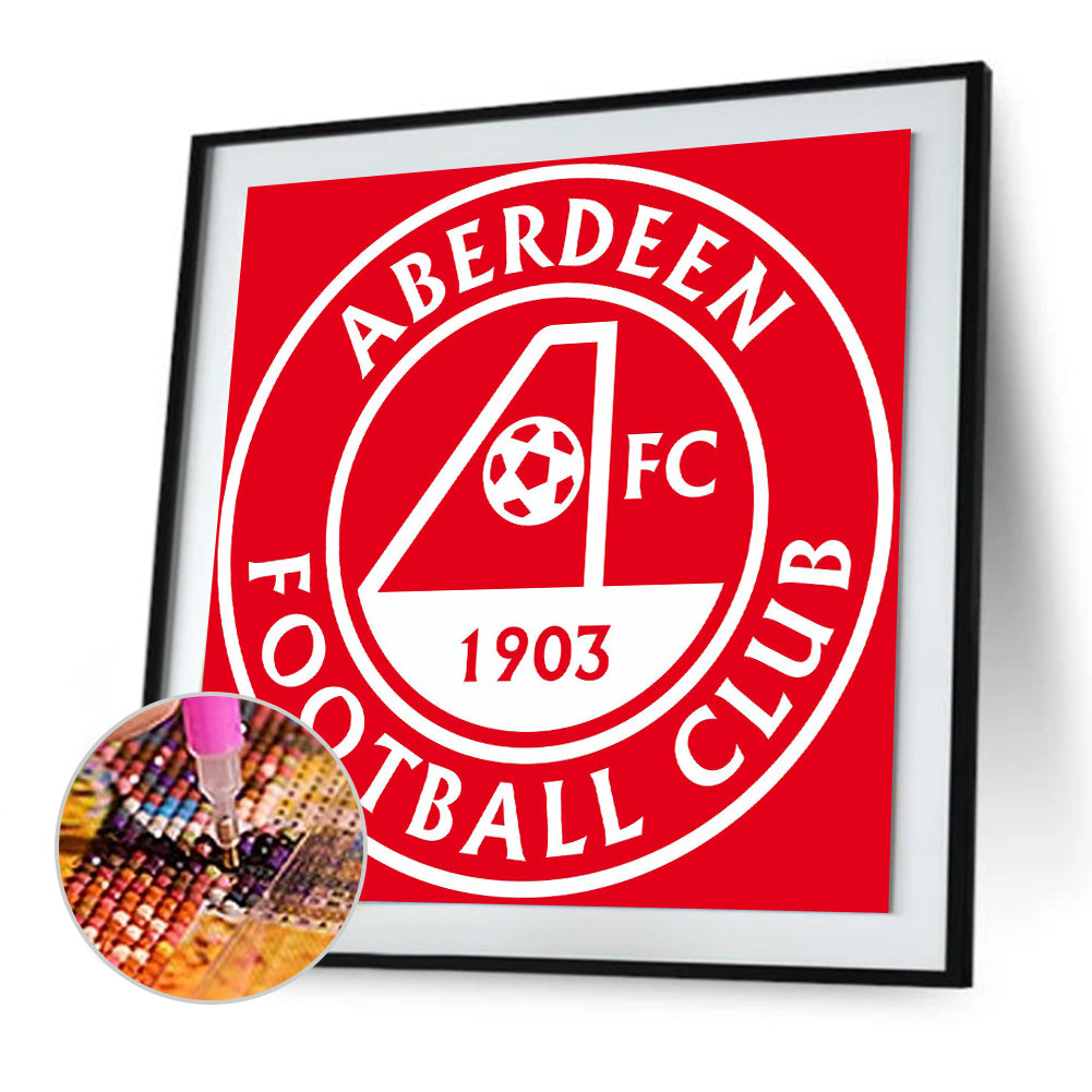 Football Badge - Full Round Drill Diamond Painting 30*30CM