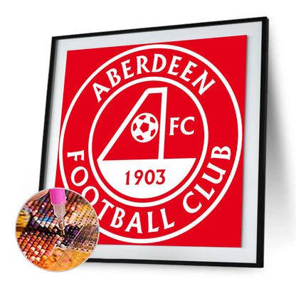 Football Badge - Full Round Drill Diamond Painting 30*30CM