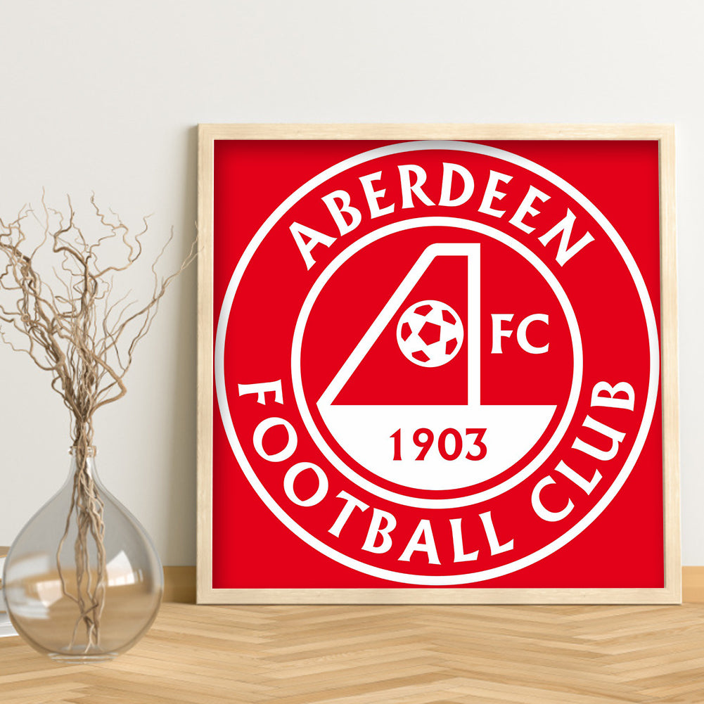 Football Badge - Full Round Drill Diamond Painting 30*30CM