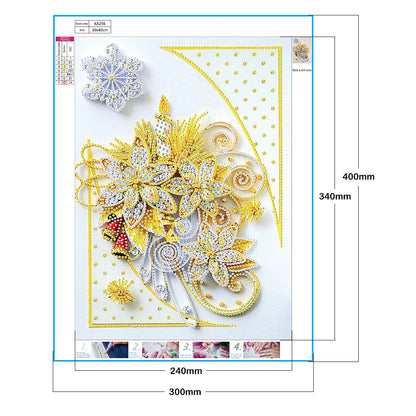 Paper Quilling - Special Shaped Drill Diamond Painting 30*40CM