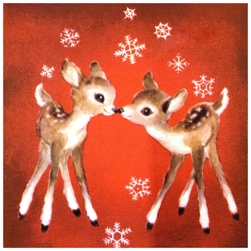 Christmas Deer - Full Round Drill Diamond Painting 30*30CM